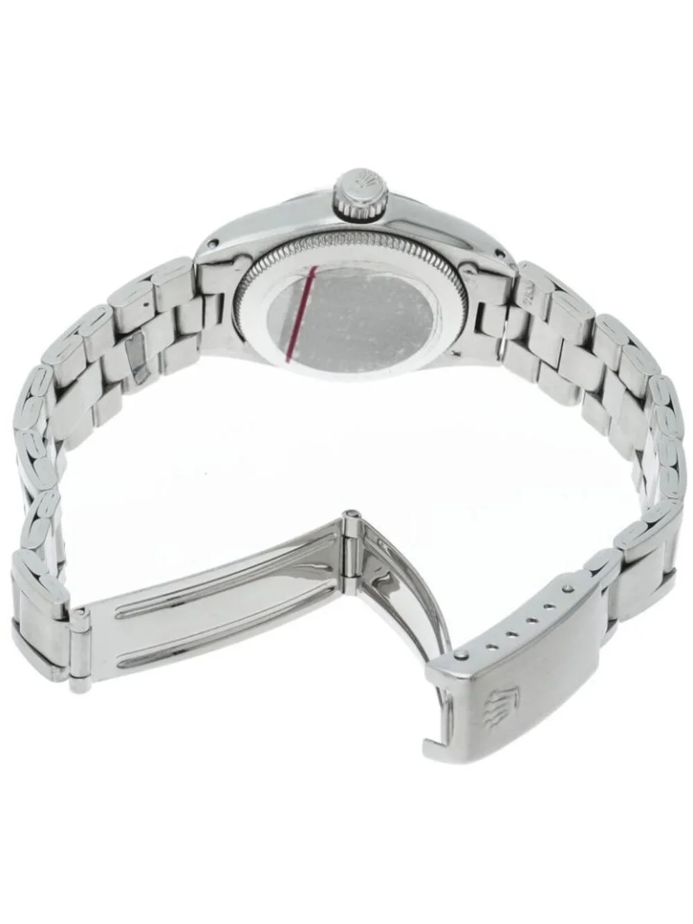 Rolex Oyster Perpetual Antique SS Watch Silver Polished